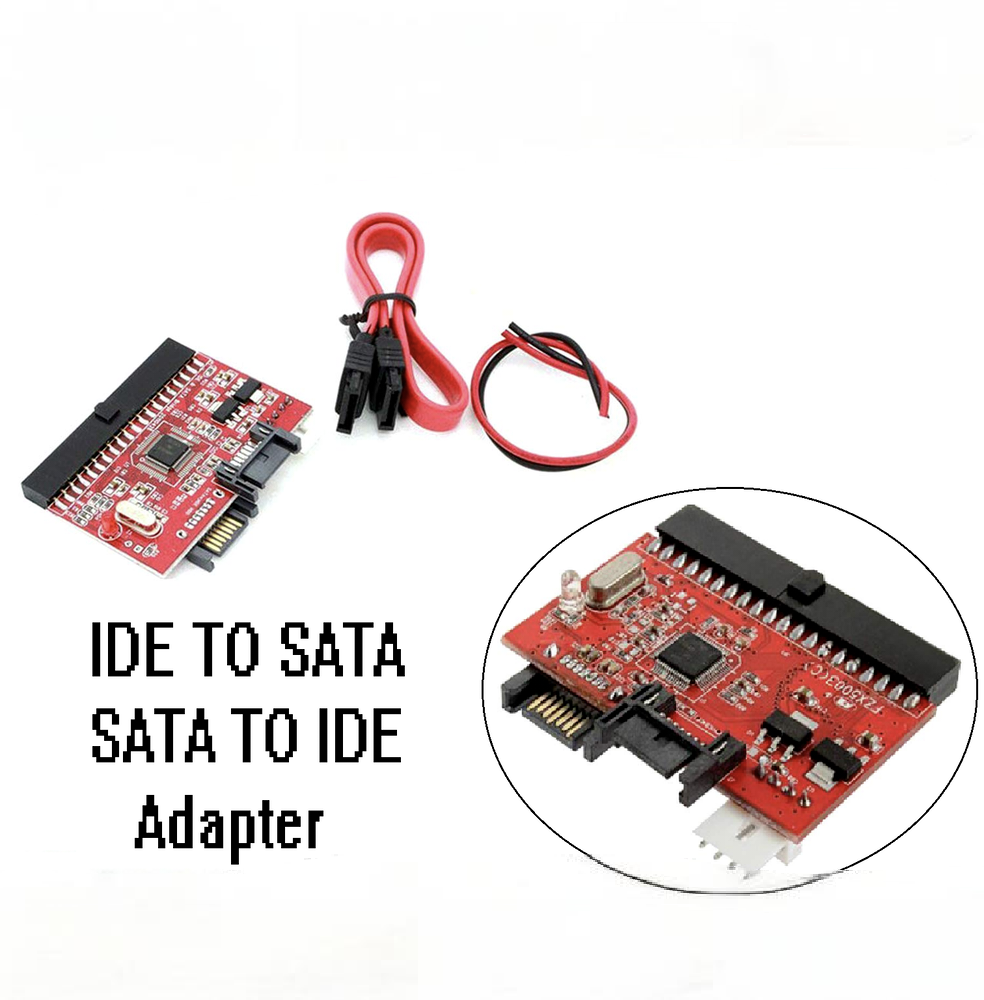 New 2 in 1 SATA to IDE Converter or IDE to SATA Serial hard disk drive Adapter