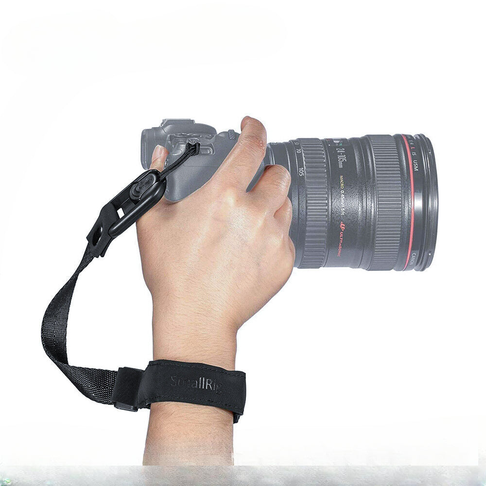 SmallRig Camera Adjustable Wrist Safety Hand Strap for Sony, Fujifilm and Canon