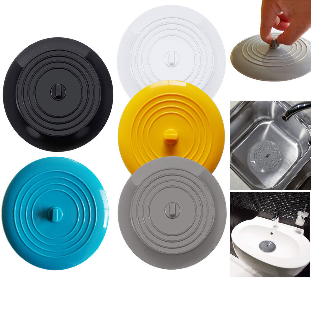 Universal Floor Plug Bathroom Kitchen Bath Tub Sink Silicone Water Stopper Tool