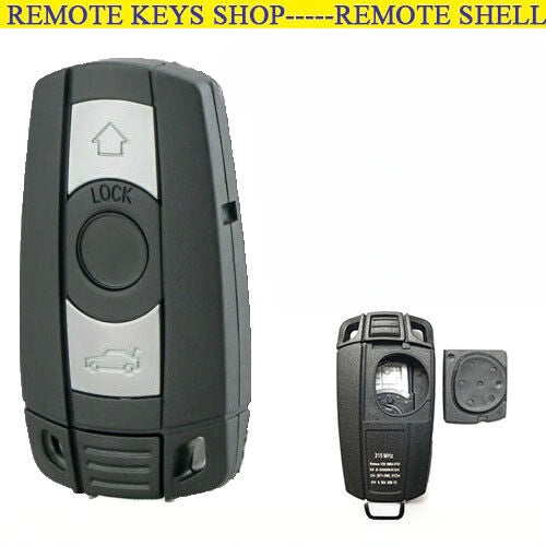 Remote Key Case for BMW 1 3 5 6 Series X5 Smart Key Shell Fob with Battery Cover