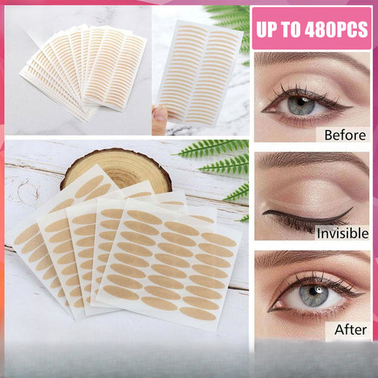 UP 480X Double Eyelid Tape Lace Invisible Narrow Stickers Eye Lift Adhesive Tool