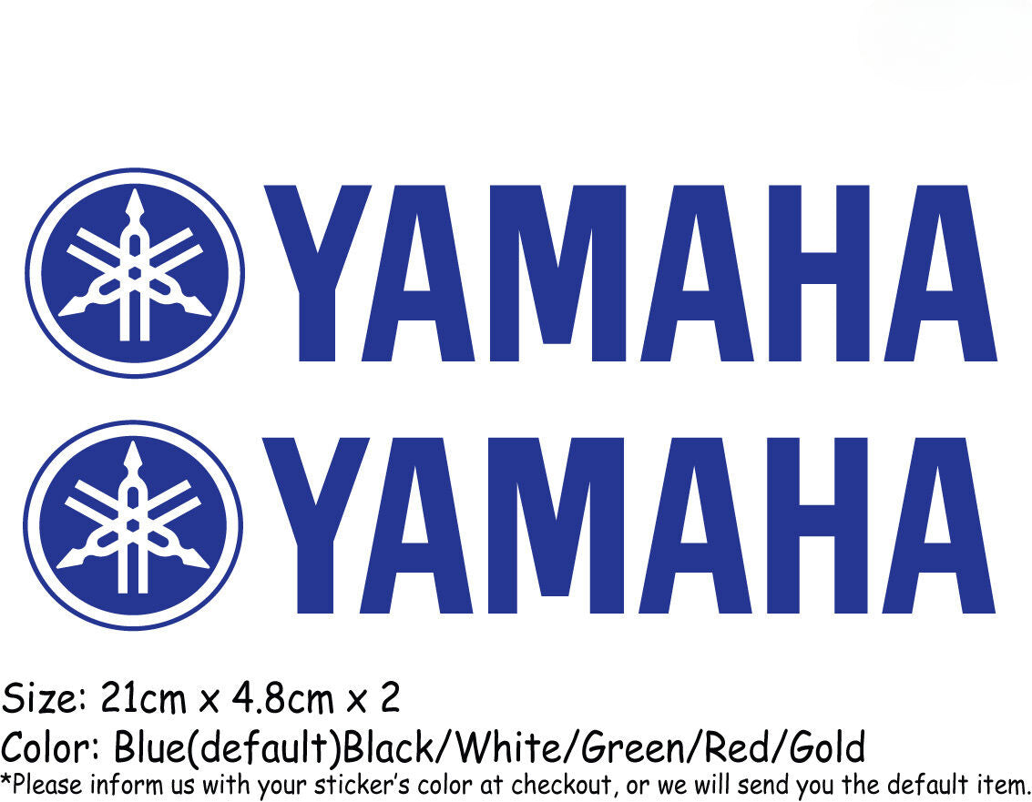 2Pcs YAMAHA Logo Reflective Stickers Motorcycle Decals Stickers Best Gift