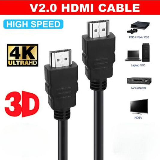 HDMI Cable 30M 15M 10M 5M 3M 1M 1.5M 4K Ultra HD Cord for HD TV BOX PS5/4 PC