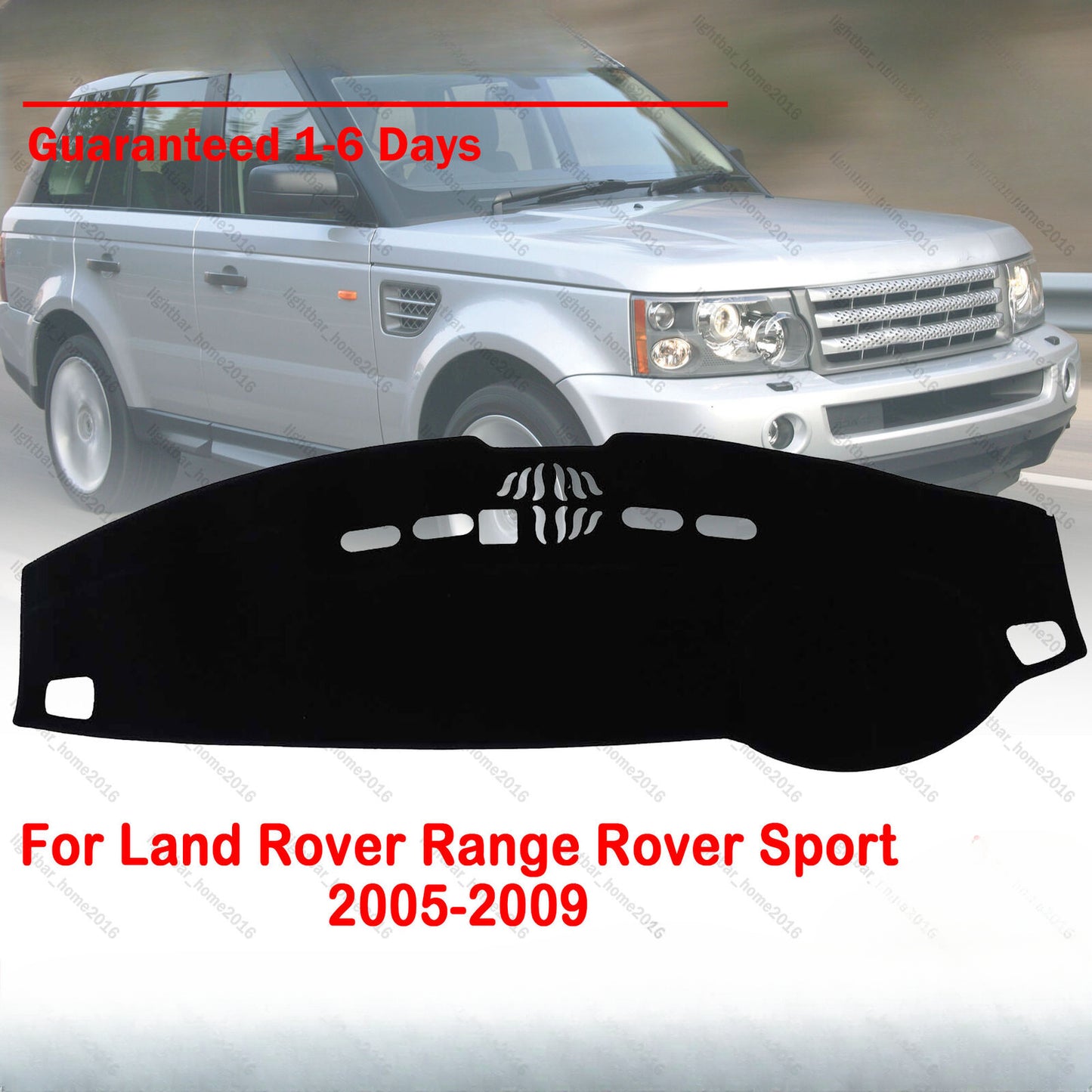 For Land Rover Range Rover Sport 2005-2009 Car Dash Mat Dashboard Cover NON-SLIP