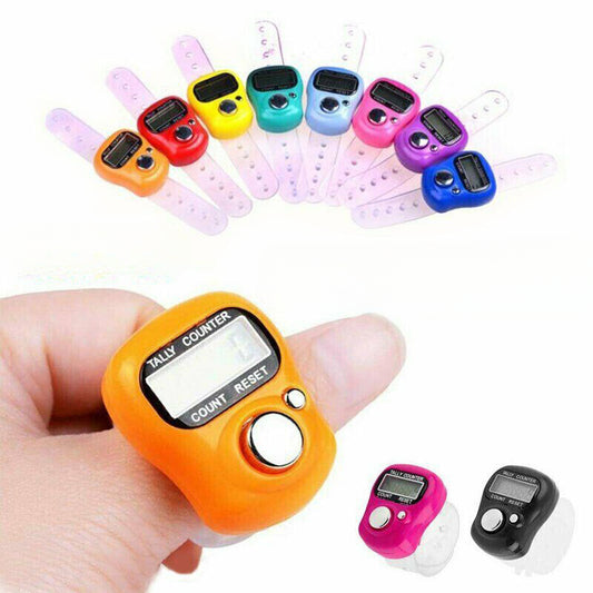 5 x Tally Counter Electronic Digital Mini Clicker Golf Score Stroke Hand Held Finger