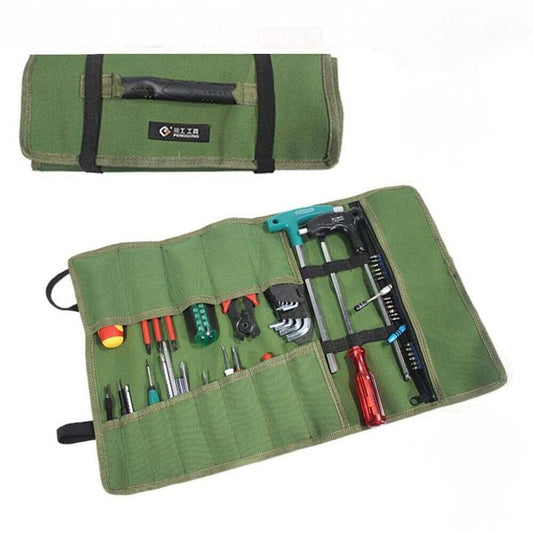 Fold Up Pouch Roll Spanner Bonsai Canvas Tool Wrench Tool Storage Bag Case