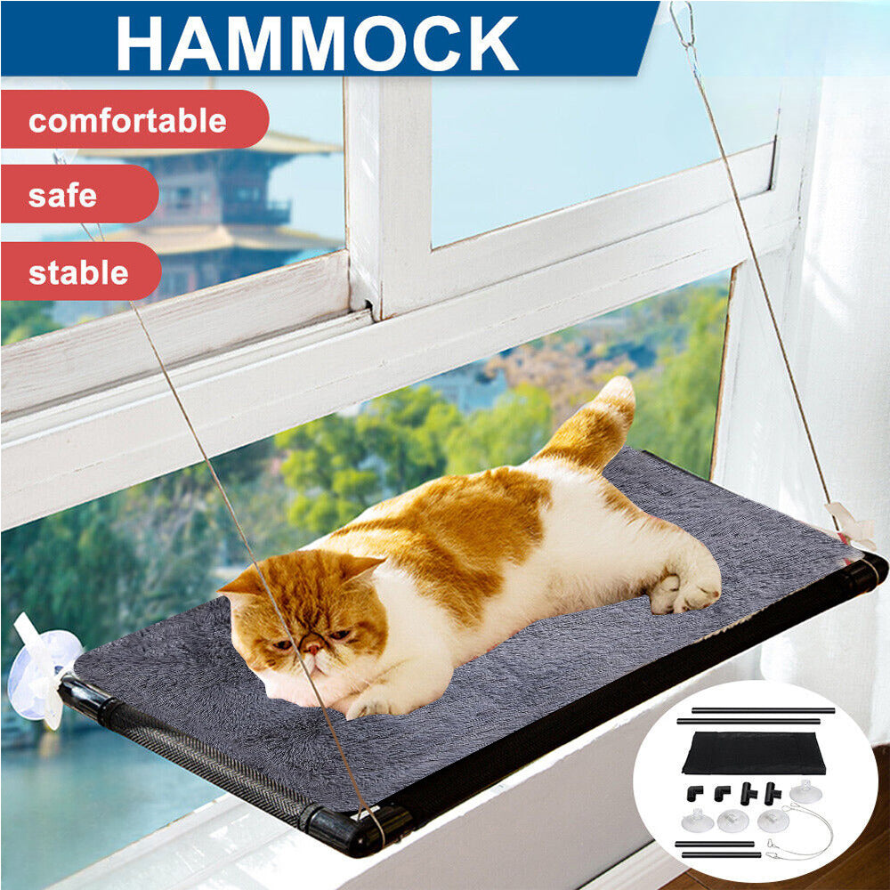 Pet Cat Window Hammock Perch Bed Hold Up To 60lbs Mounted Durable Seat Sunny