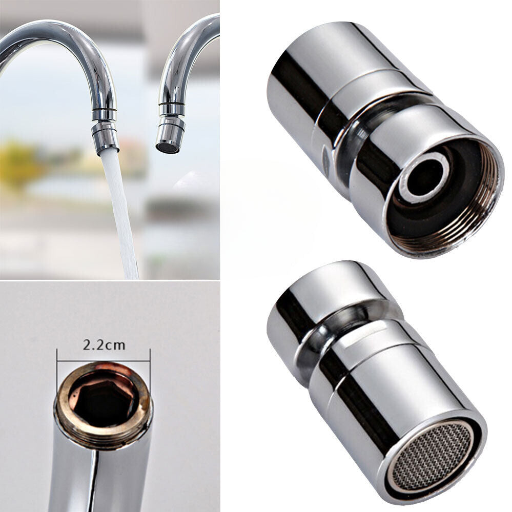 360° Swivel Tap Head Faucet Kitchen Extender Sprayer Sink Aerator Water Saving