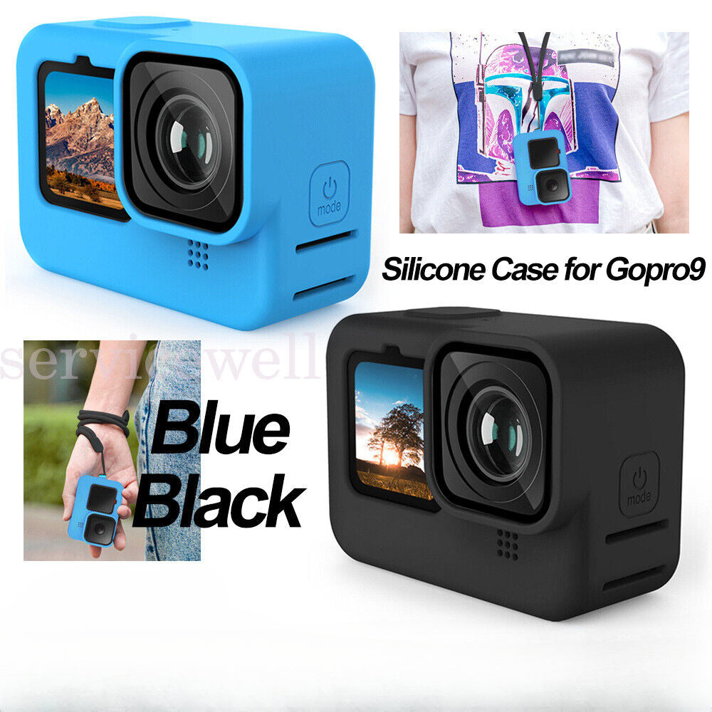 Silicone Case Anti-drop Protective Cover With Lens Cover For GoPro Hero 10/9