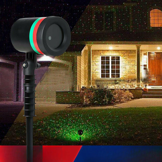 Waterproof Outdoor Christmas Lights Laser Snowflake Light Projector