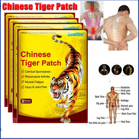 32pcs Tiger Balm Pain Relief Patch Chinese Back Pain Heat Pain Relief Plaster