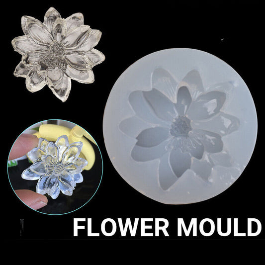 3D Flower Silicone Molds Epoxy Resin Jewelry Pendant Mould Making Craft Mold