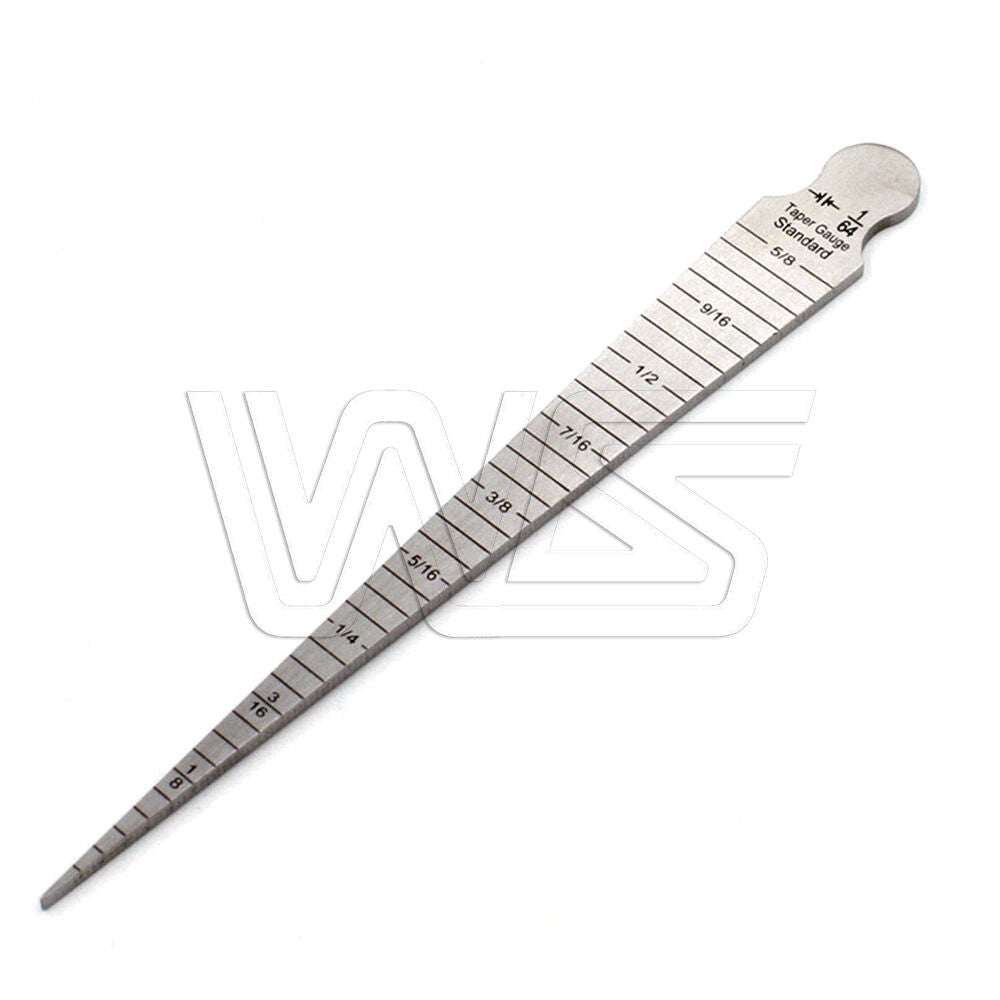 WS Genuine Taper Gauge Welding Gage Slot Width Gap Hole Size Inspection Tools