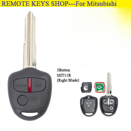 Complete Remote Key Fob Suit for Mitsubishi Outlander Lancer 2008 2009 2010-2013