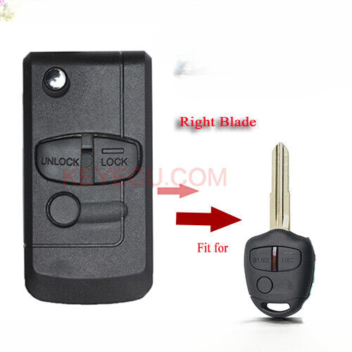 Replacement Remote Key Shell Case for Mitsubishi Lancer Outlander Triton