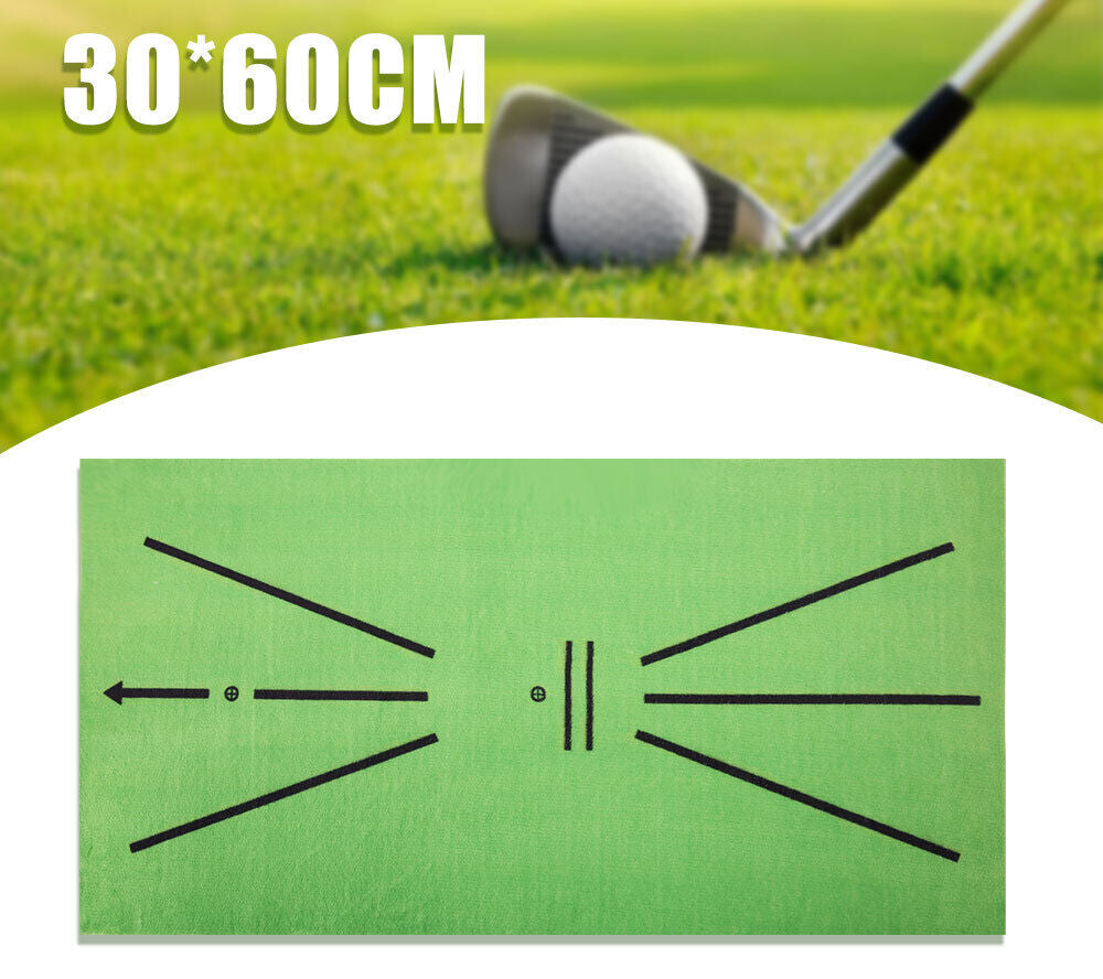 Golf Training Mat for Practice Swing Detection Batting Aid Game Trainer 30 x 60cm