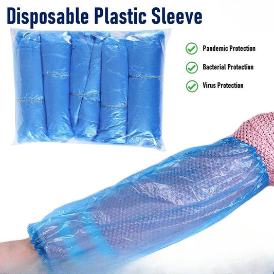 Disposable Arm Sleeves, Long Sleeve Protective Cover Waterproof Hospital 100Pcs