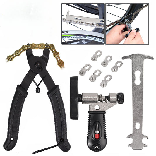 Bicycle Chain Repair Tool Kit Cycling Chain Breaker Splitter Cutter Remover Set