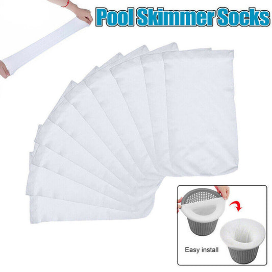 30pcs Pool Set Skimmer Socks Filter Socks Savers Jumbo Large 50 pack Swimming Pool