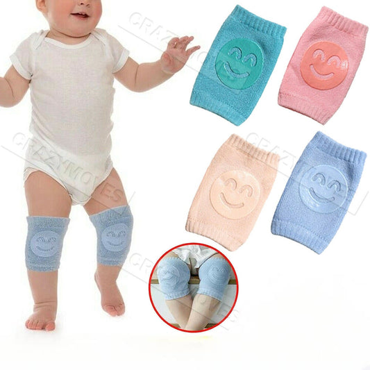 4x Baby Crawling Knee Pads Protector Toddler Legs Infant Antislip Cushion