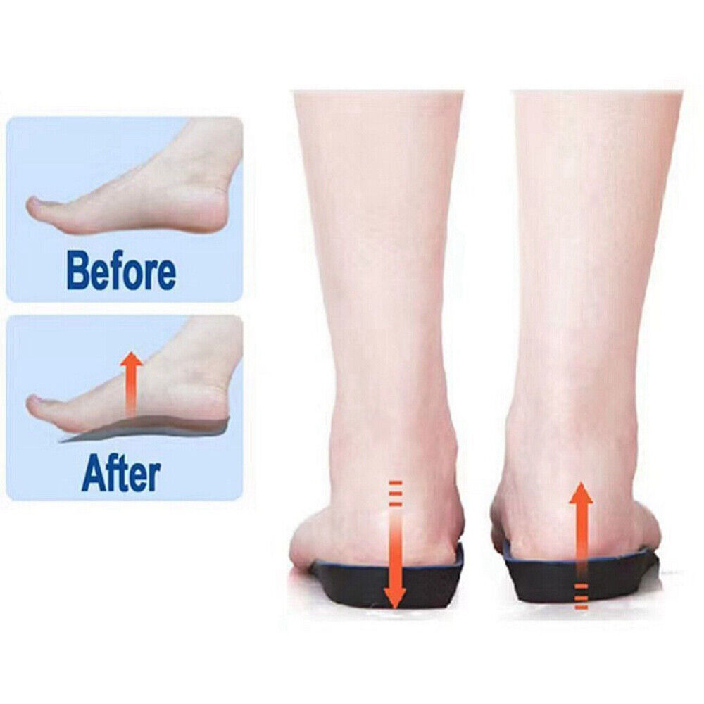 Orthotic Arch Support Insoles For Plantar Fasciitis Fallen Arches Flat Feet 3/4