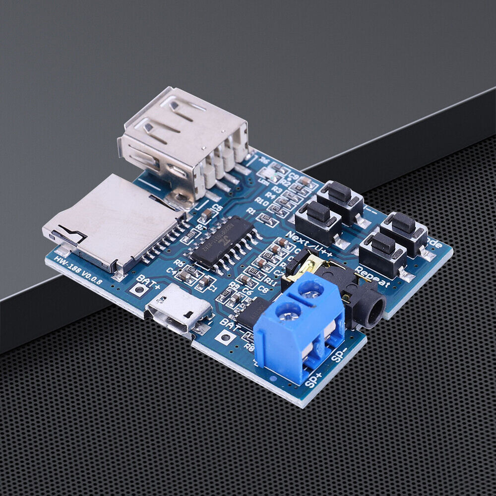 Audio Player Amplifier Module 2W Voice Amplifier Module 3.7-5.5V for Voice Audio