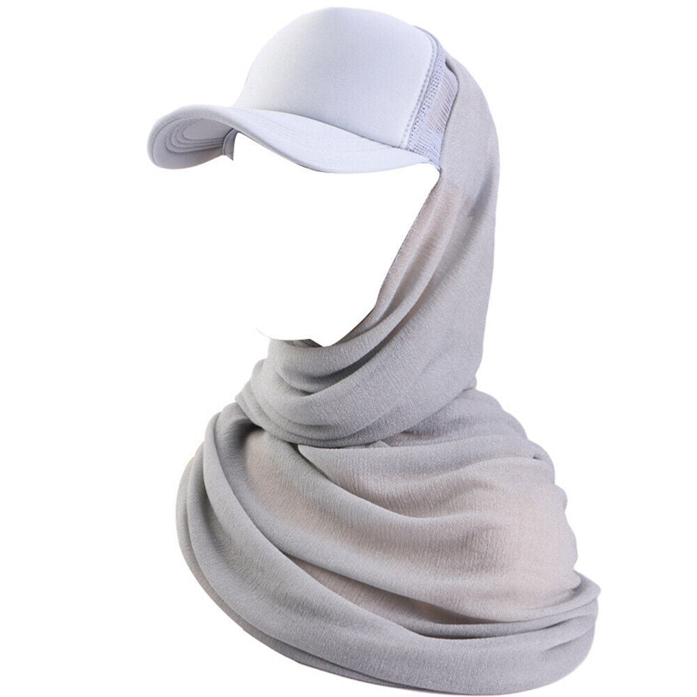 Women Ladies Baseball Hat Cap Hijab Shawl Instant Hijab Bandana Abaya Turban ღ