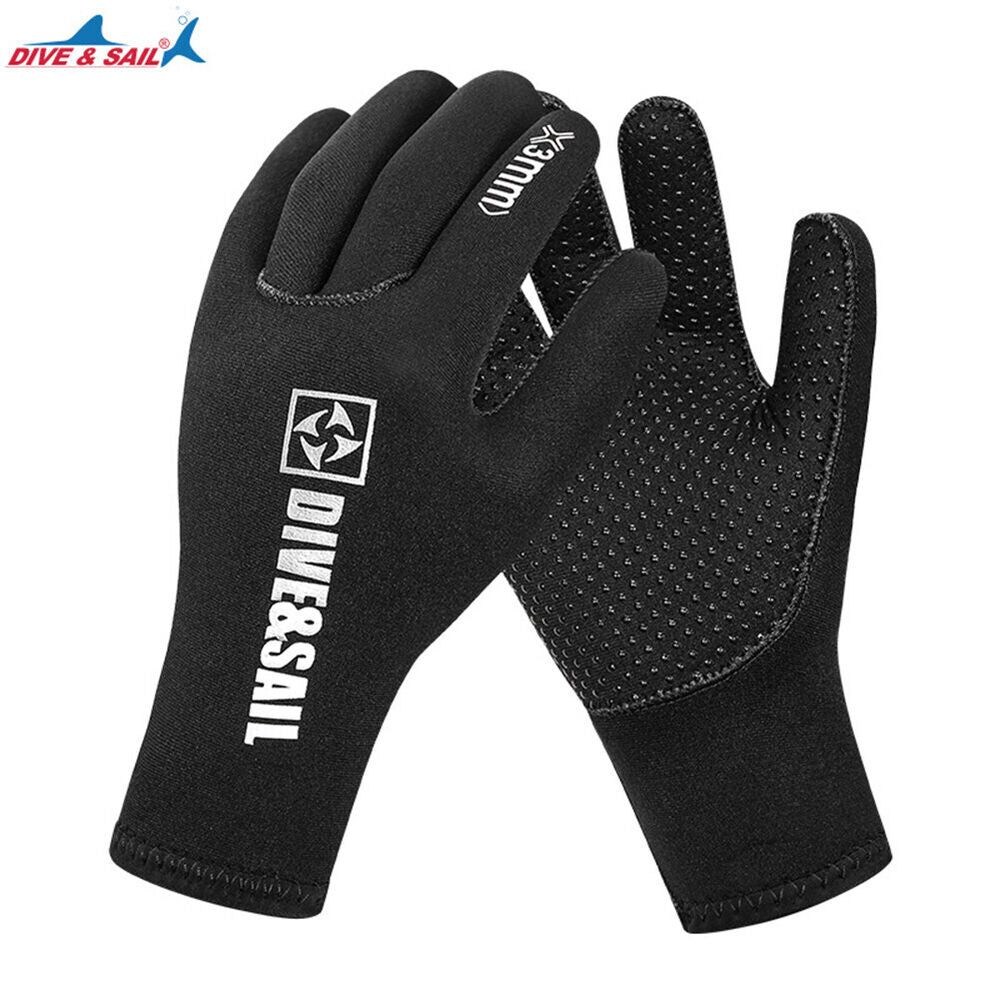 3mm Neoprene Gloves UV Protection Surfing Gloves for Diving Snorkeling Surfing