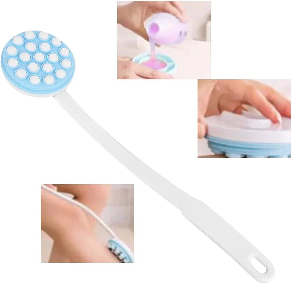 Lotion Applicator with Long Reach Handle for Back Legs Skin Cream Men Women