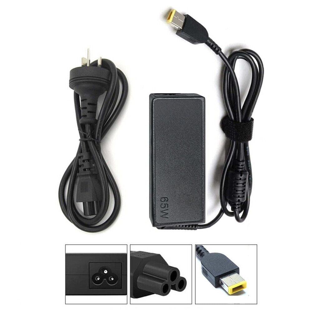 For Lenovo Thinkpad Laptop Charger 65W Power Adapter ADLX65NLC2A ADLX65NCC3A