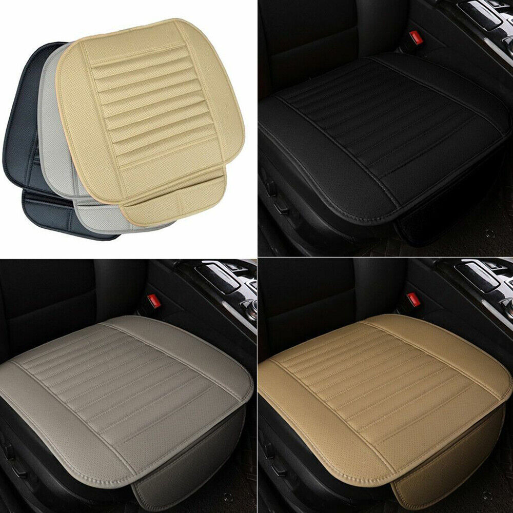 Universal Car Front Seat Cover-Breathable Leather Pad Cushion Surround Protector