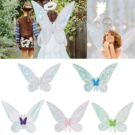 Women Girls Large Butterfly Fairy Wings Costume Sparkle Princess Angel Wing Gift