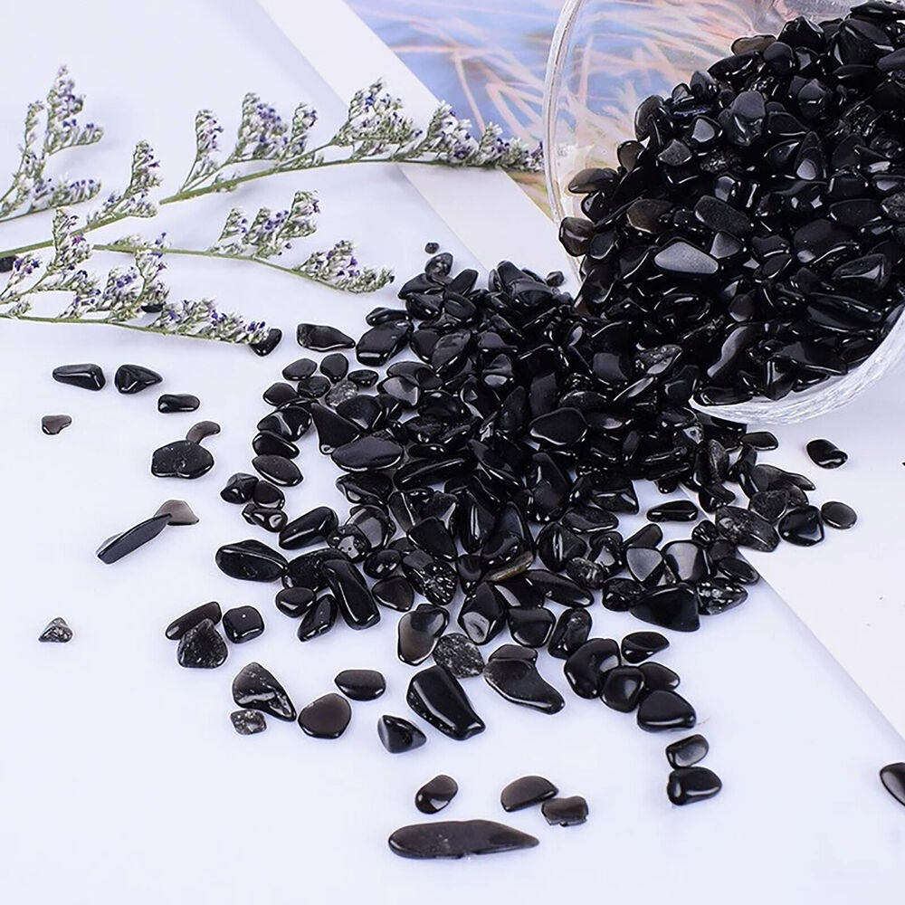 500g Black Obsidian Crystal Chips BULK 100g-1kg A Grade Natural Gemstone Mini Crystal