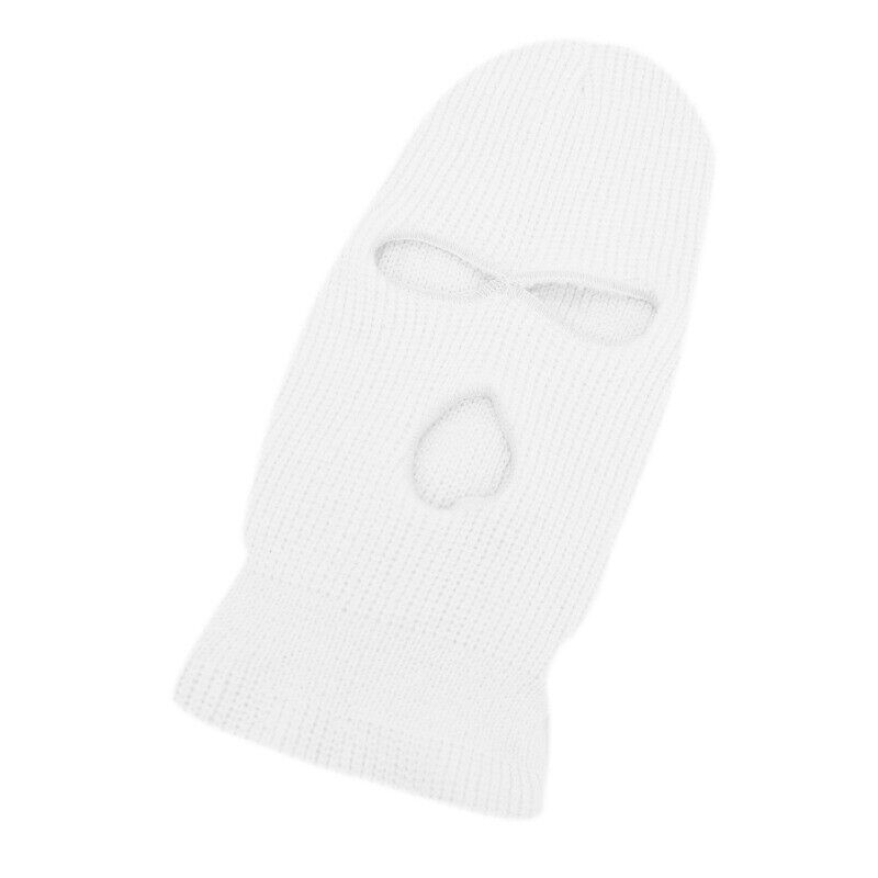 3 Holes Full Face Ski Biker Mask Winter Cap Balaclava Hood Beanie Warm Hat Cover