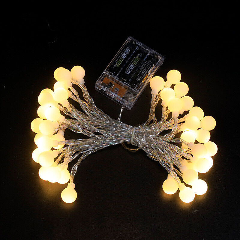 Snowflake Fairy Lights 40 LED Battery String Light for Outdoor Bedroom Christmas