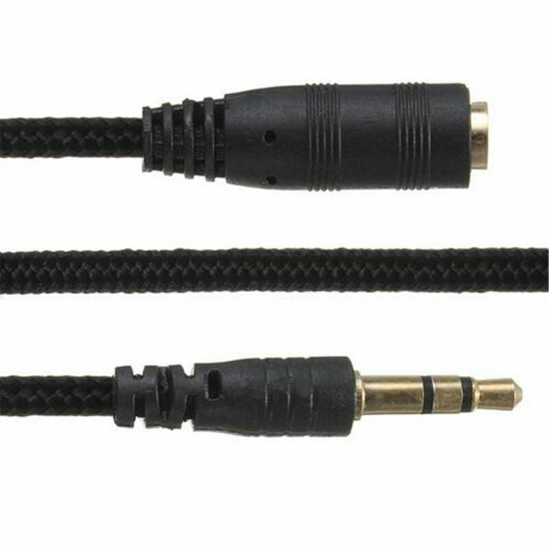 1.5M/3M/5M 3.5mm Jack Headphone Earphone Socket Extension Stereo AUX Cable Lead