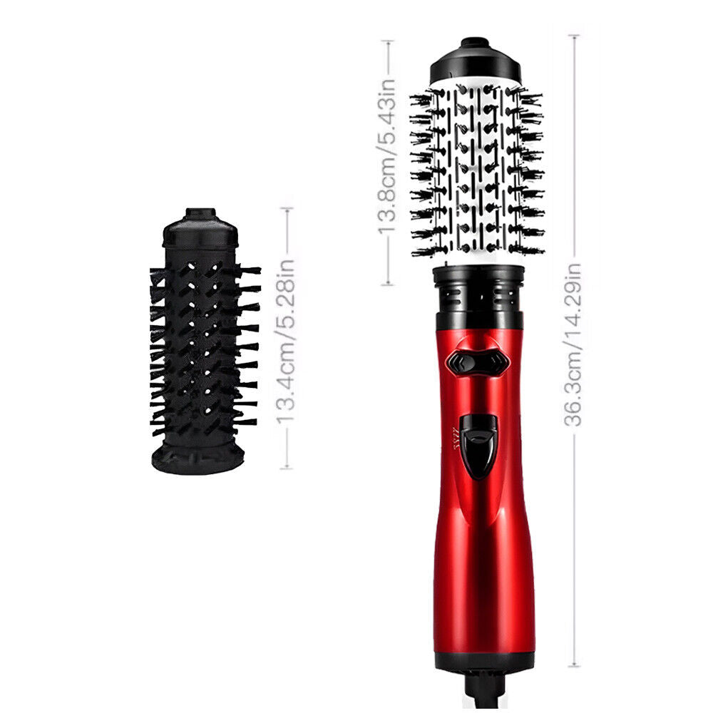 3 IN 1 Hair Dryer Brush Hot Comb Air Volumizer Curler Straightener Curling Style