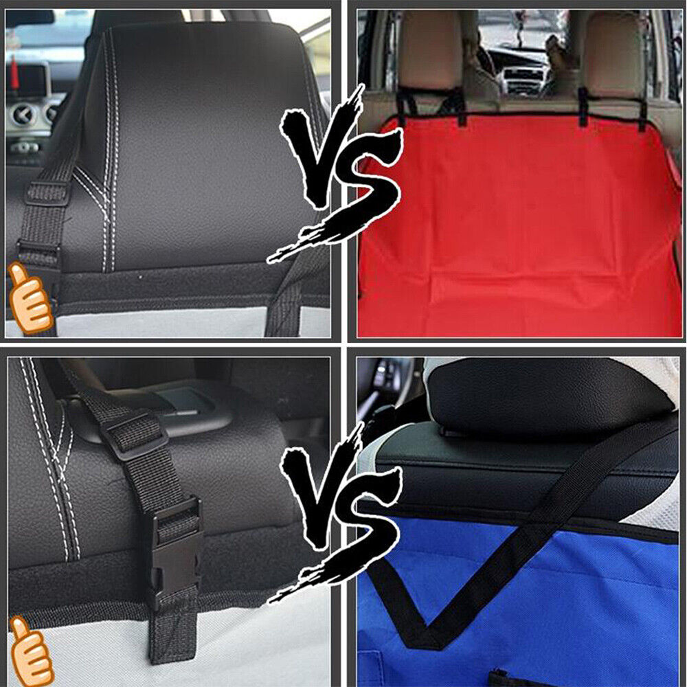 Pet Back Dog Car Seat Cover Hammock Nonslip Puppy Cat Waterproof Rear Large