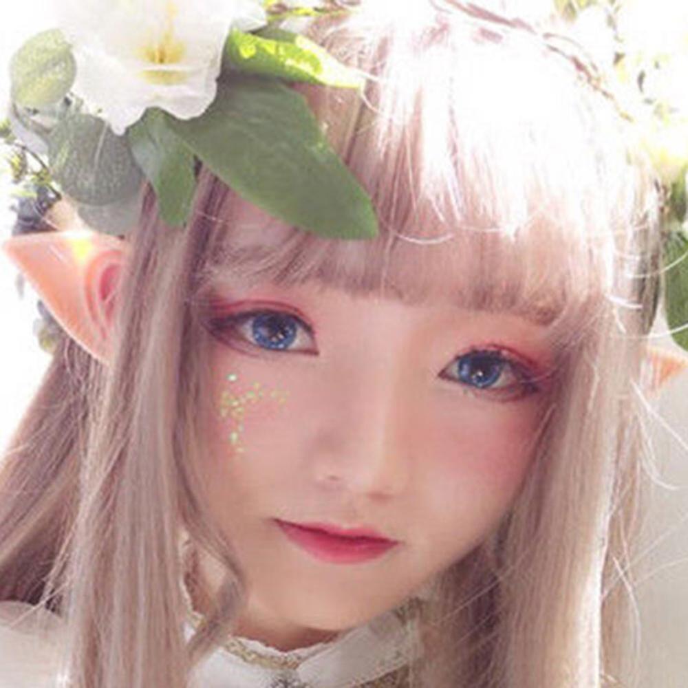 Halloween Latex Elf Ear Simulation Harmless Prop Angel Cosplay Tool (Short)