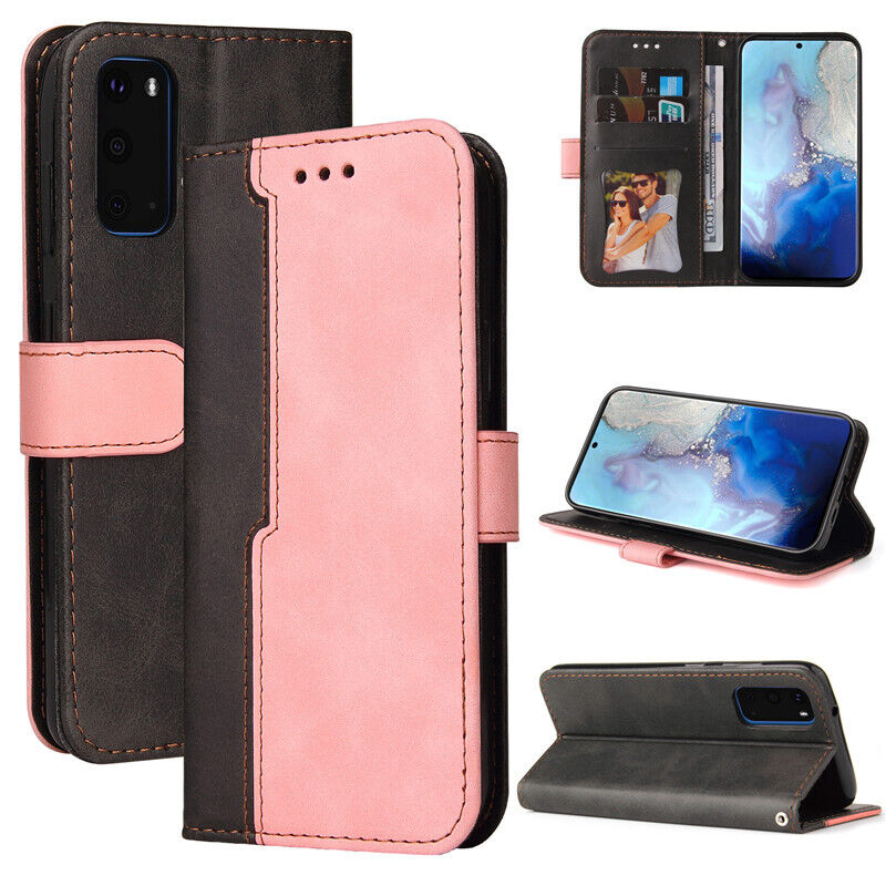 Matte Wallet Leather Flip Case For Vivo Y72 Y21S Y33S Y01 Y76 Y52 Y51 Y11S Y12S