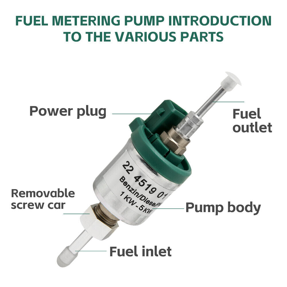 Universal 1-5KW 22ml Diesel Heater Fuel Pump Ultra Quiet For Caravan RV Truck