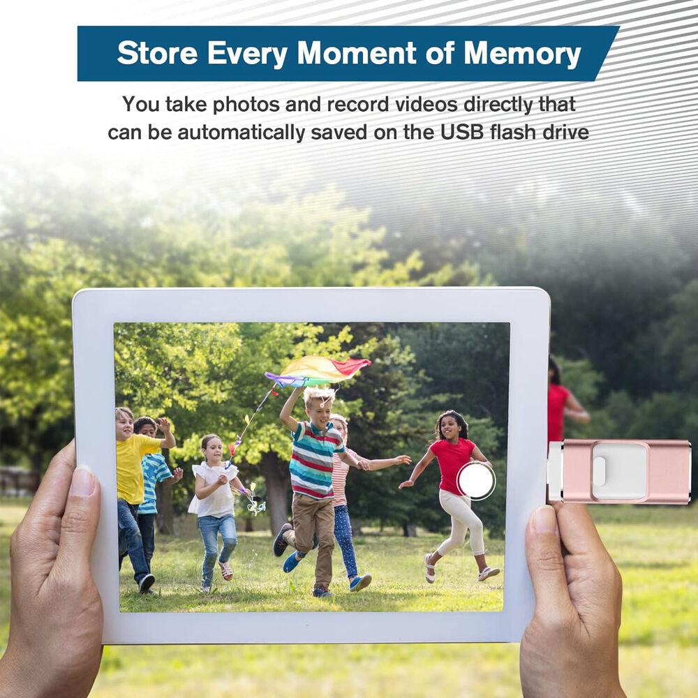 4 in 1 2TB USB 3.0 Flash Drive Memory Photo Stick for iPhone Android iPad Type C