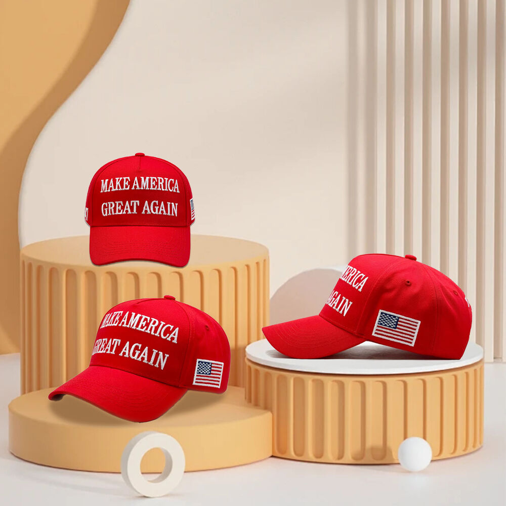 USA MAGA Make America Great Again Hat Donald-Trump Caps Outdoor Red