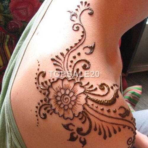 Natural Herbal Heena Mehndi Cones Temporary Tattoo Kit Body Henna Mehandi