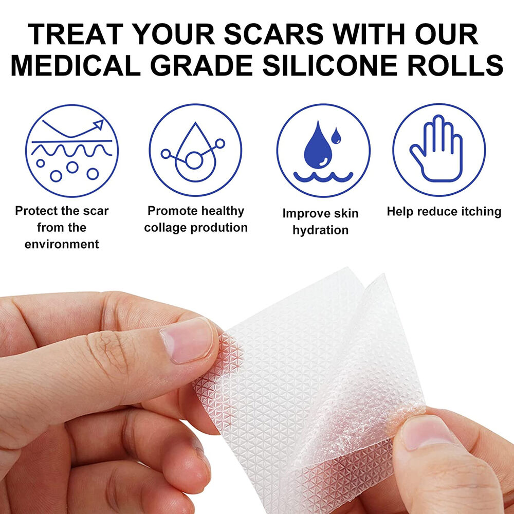 3 m Silicone Scar Tape Roll Sheets Scars Removal Skin Treatment Gel Patch Tapes