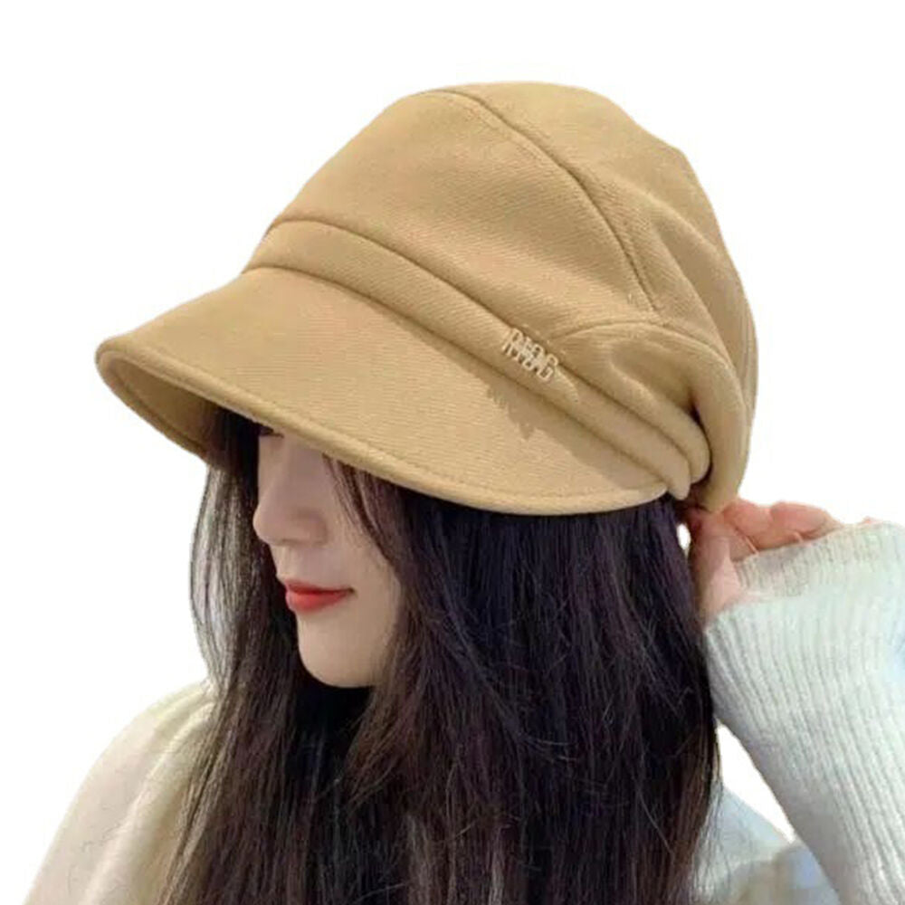 Women Visor Beret Hats Wind and Dust Proof Cotton Hat for Outdoor Fishing