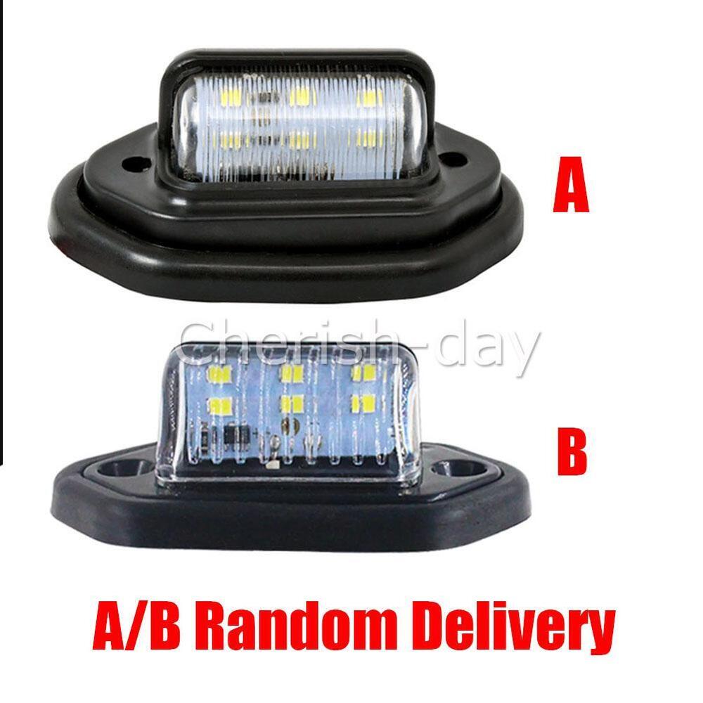 10X 6-LED License Number Plate Light Side Lamps Truck SUV Trailer Lorry 12V 24V