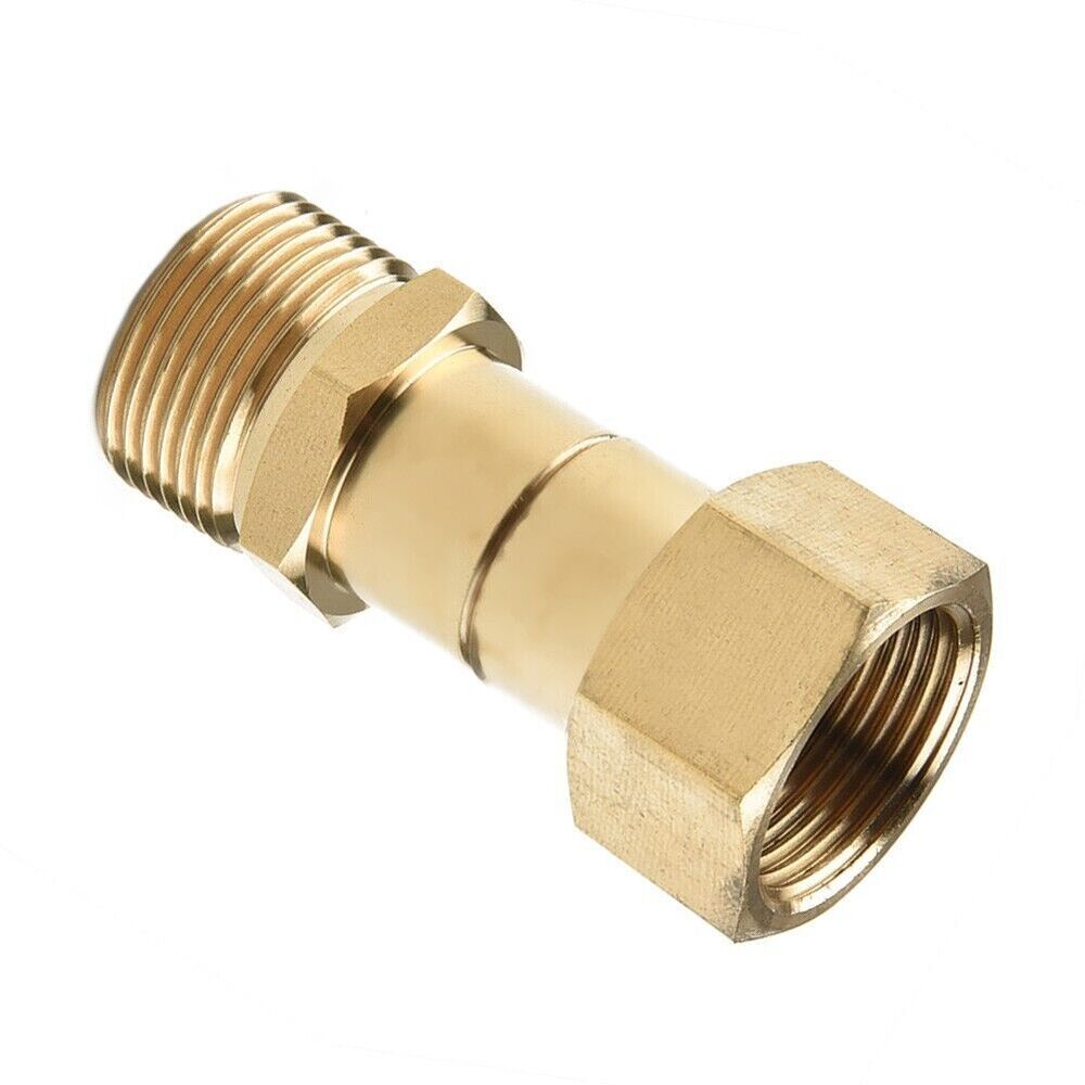 M22 14mm Thread Pressure Washer Swivel Joint,Ki Nk Free Connector Hose Fitting