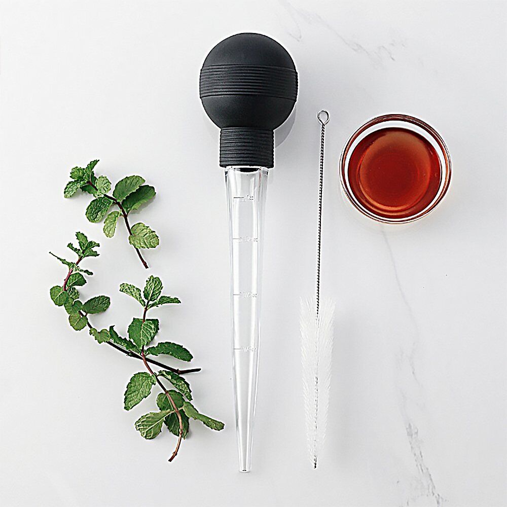 2Pcs Turkey Baster Oil Pipe Chicken Baster 30ml Fresh BBQ Food Syringe Suck PuAC