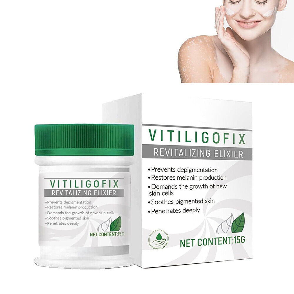 Vitiligo Fix Revitalize Elixir, Treatment Cream, Treat Vitiligo Soothing Cream